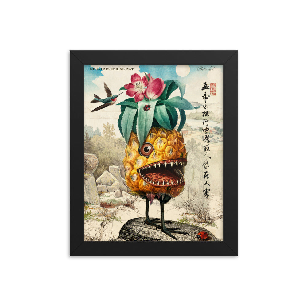 pineapple cactus - Framed poster
