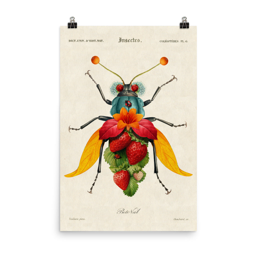 Insect fruit #3 - biggest format (24”x36”in / 61x91cm)