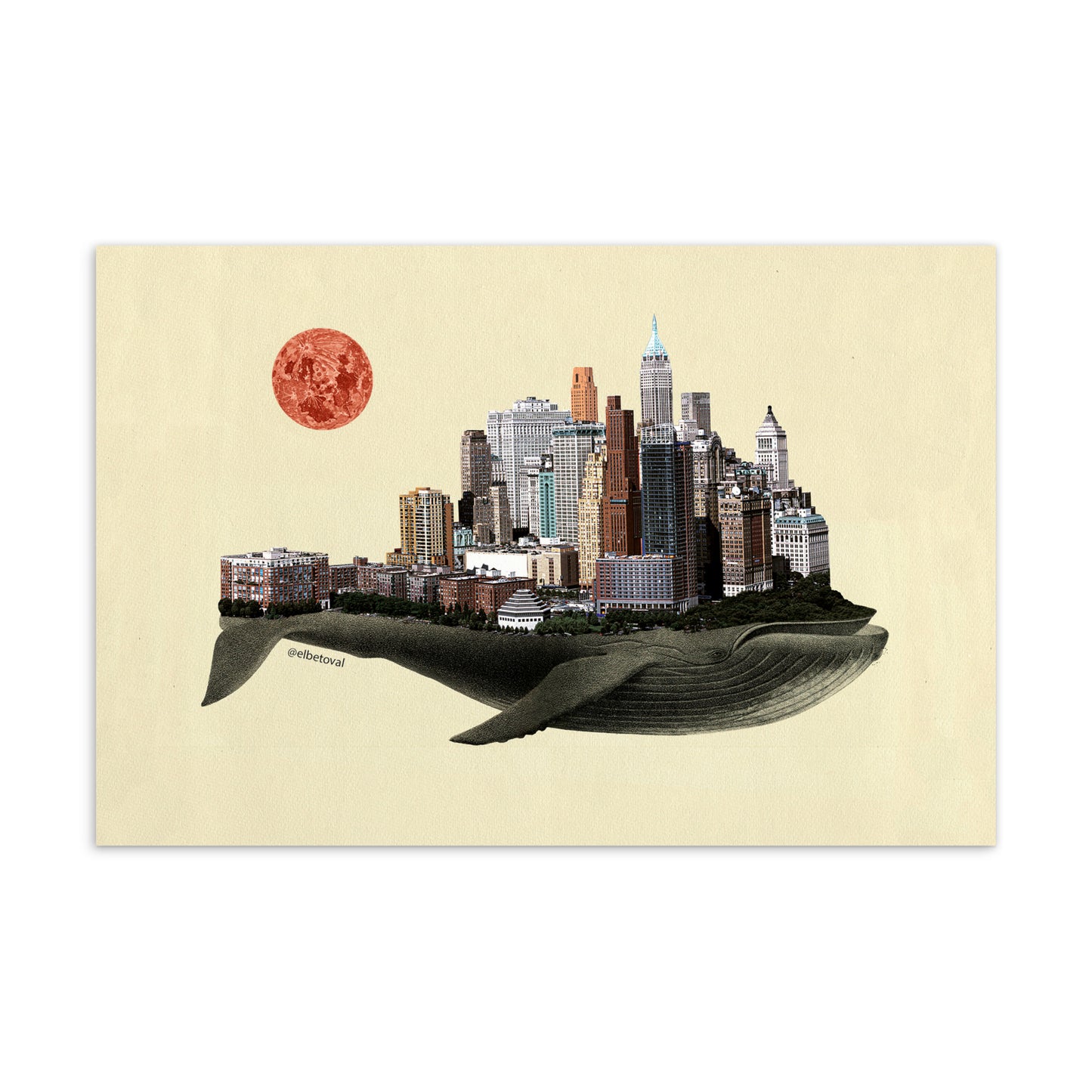 Whaleville - Postcard