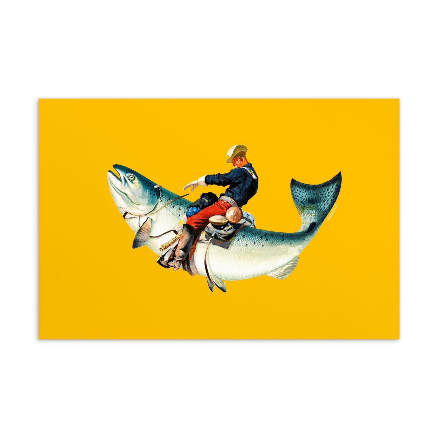 Cowboy - Postcard