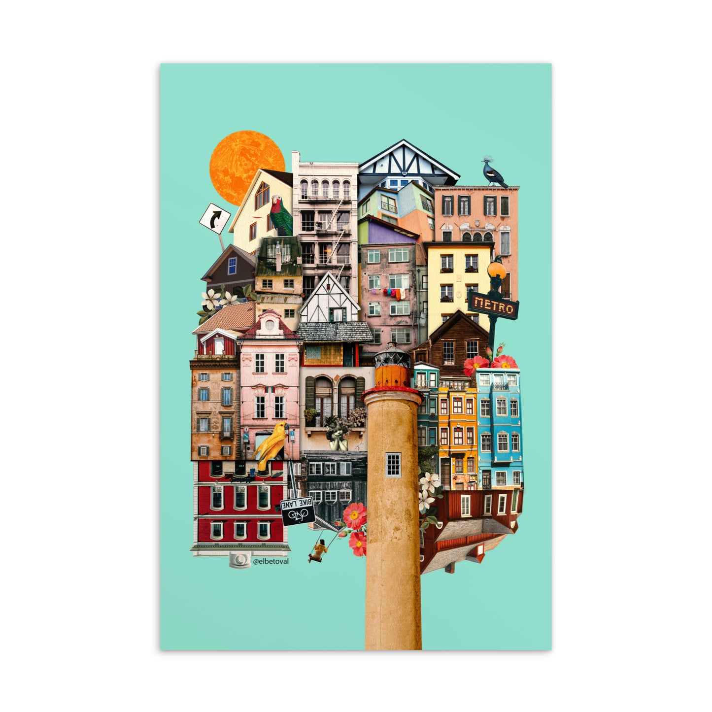 Belleville - Postcard