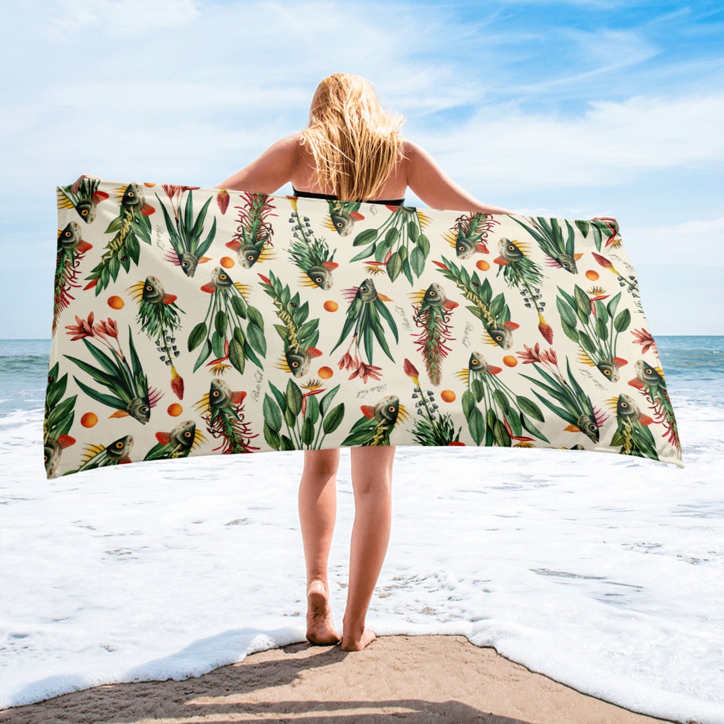 Leaf fish - Towel