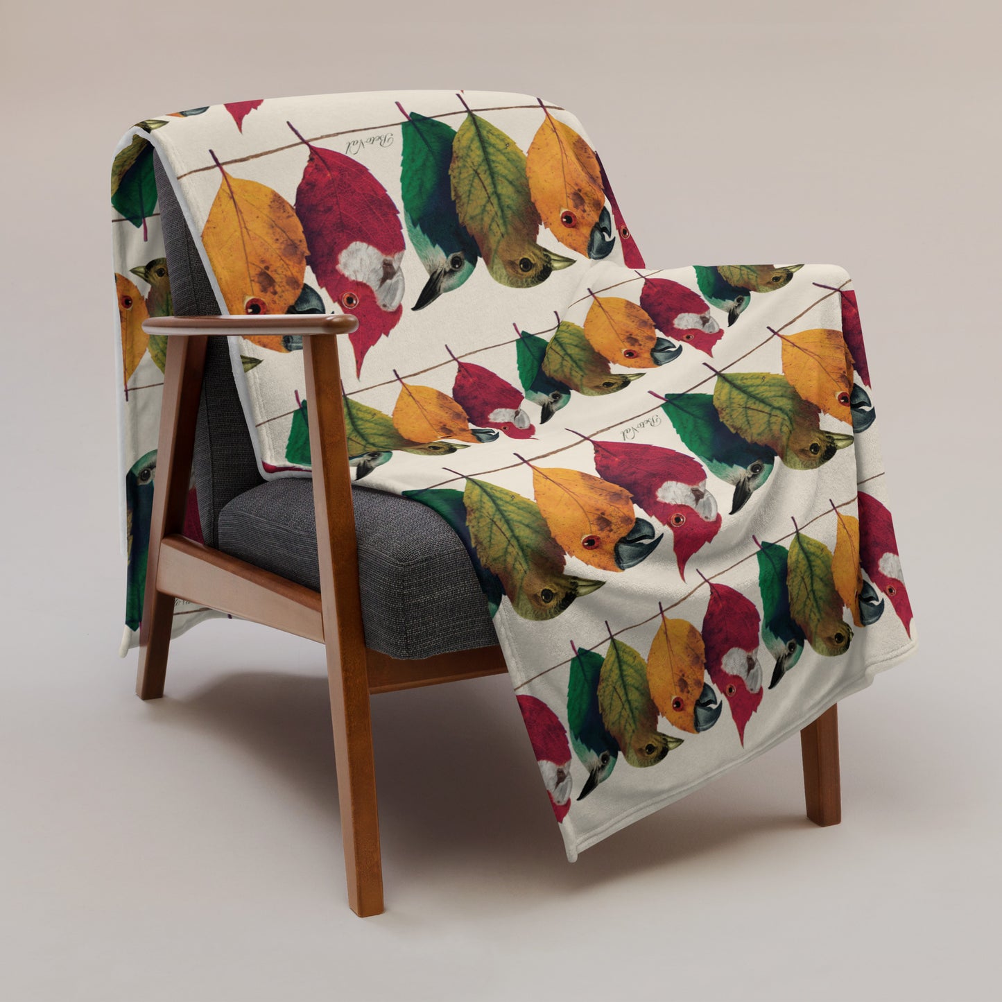 Birds - Throw Blanket