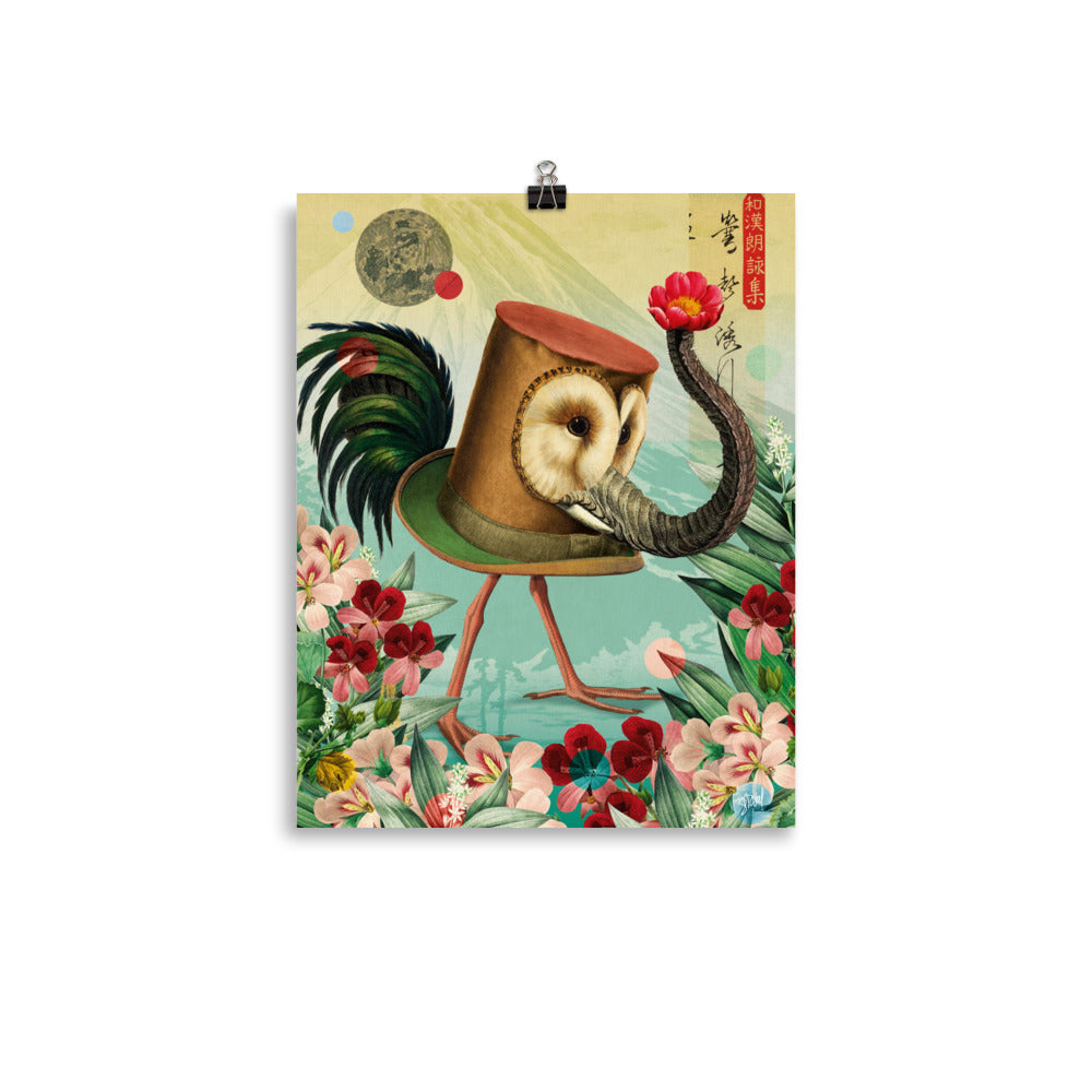 Little creature with landscape #2