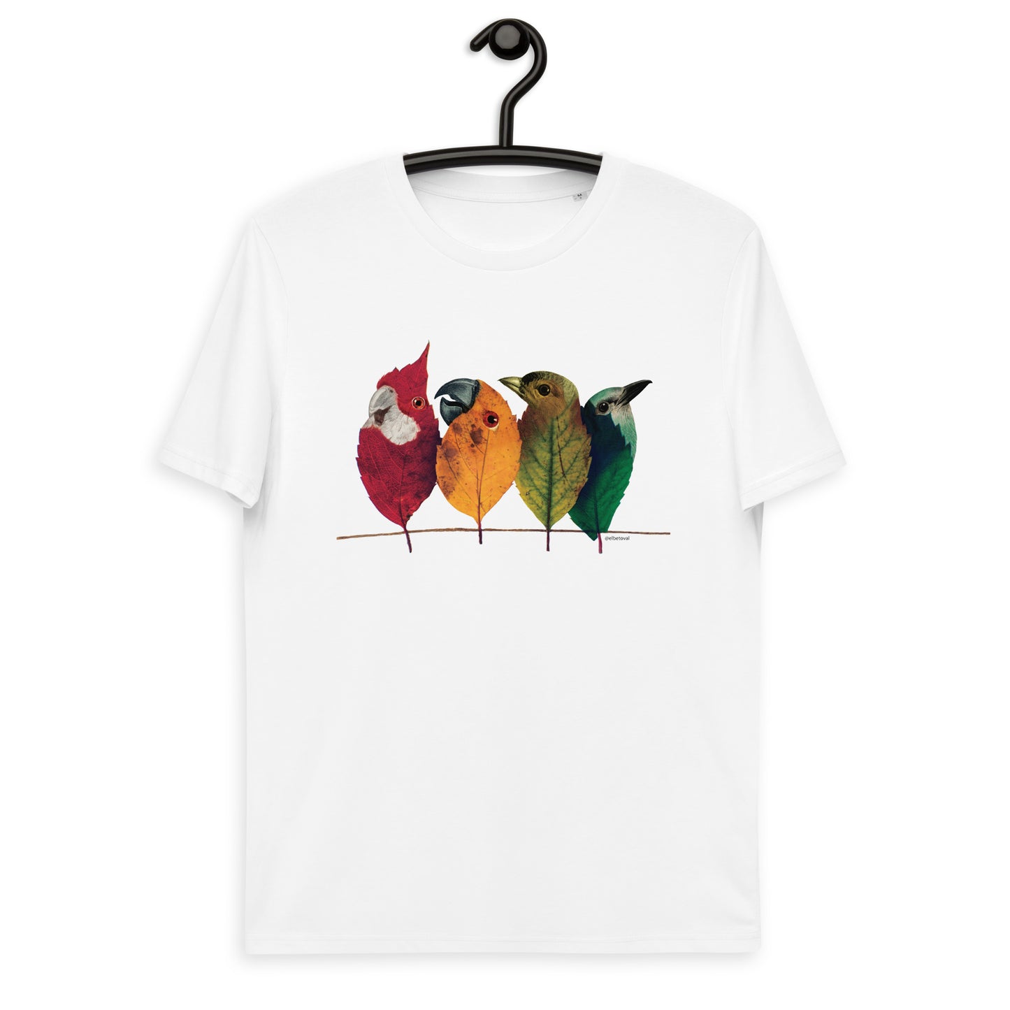 Birds on the wire - Unisex organic cotton