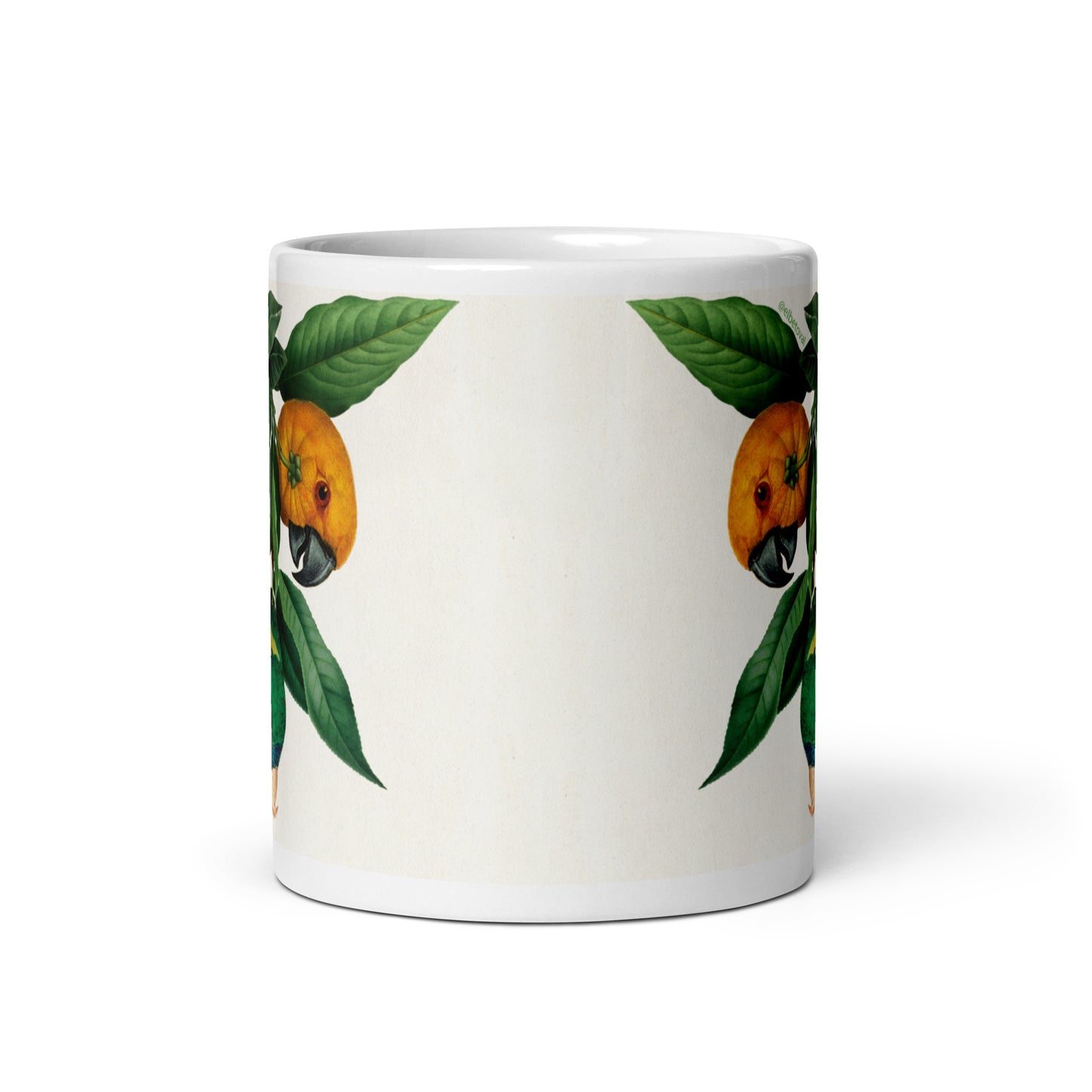 Harvest of parrots mug