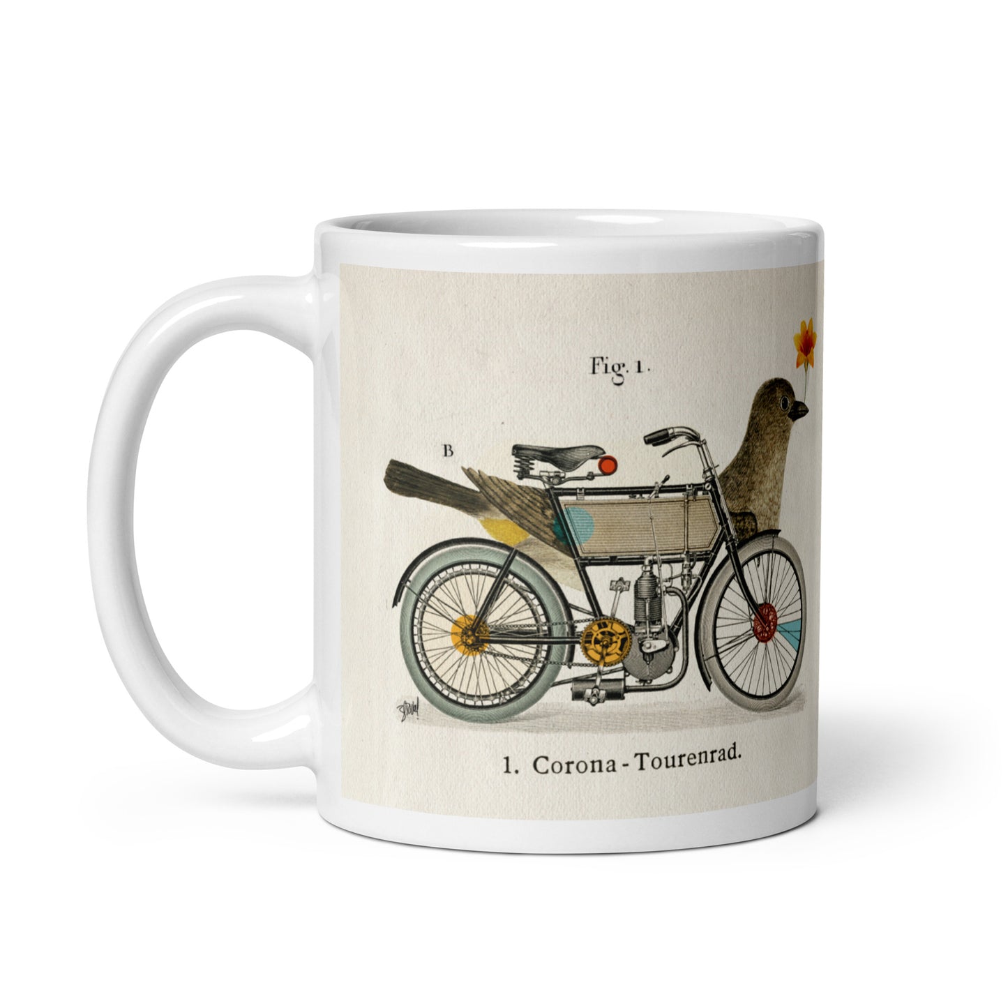 Birdcycle mug