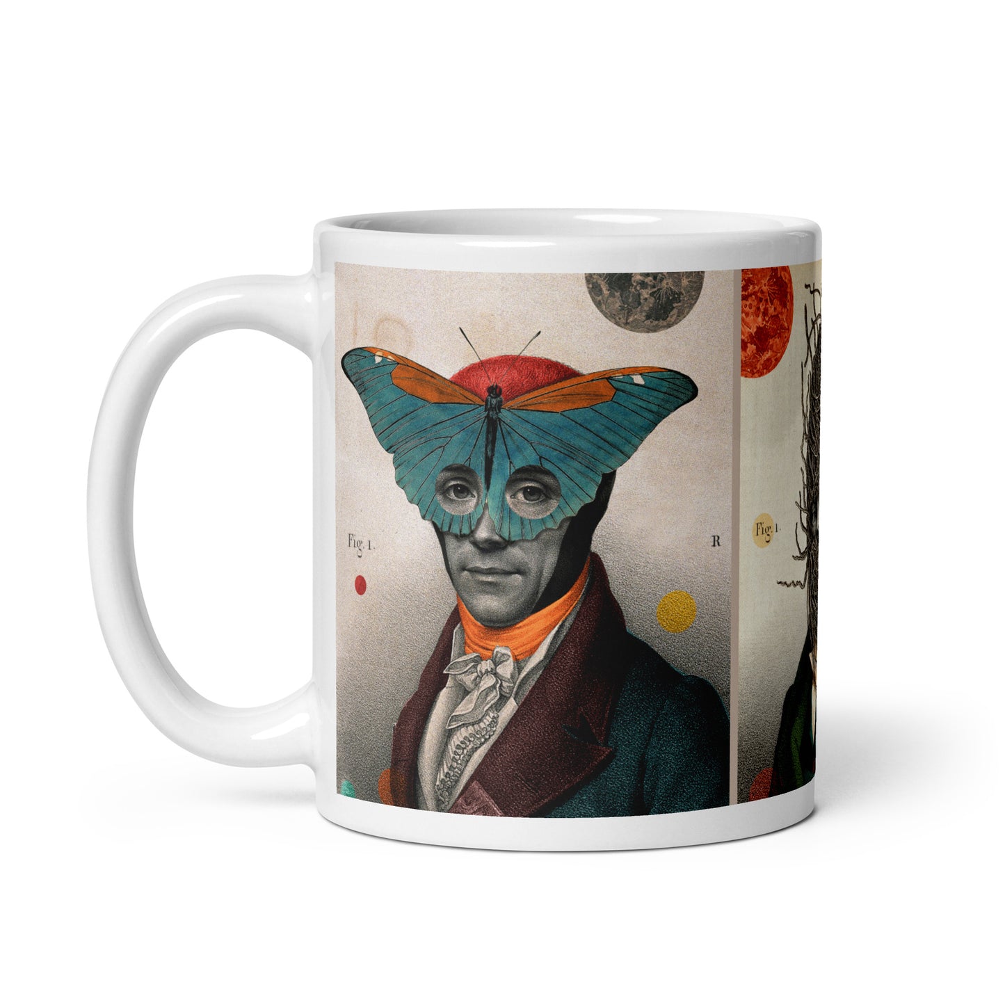 Medieval superheroes mug