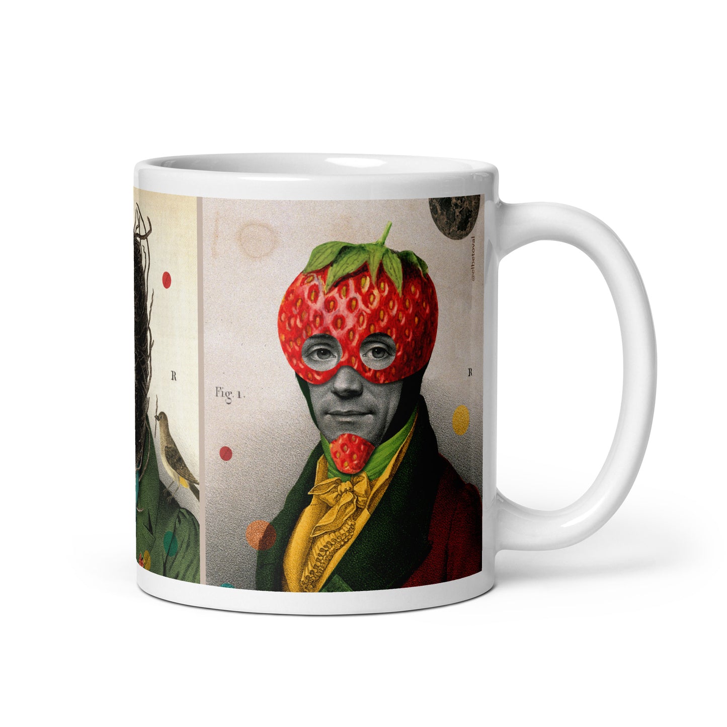 Medieval superheroes mug