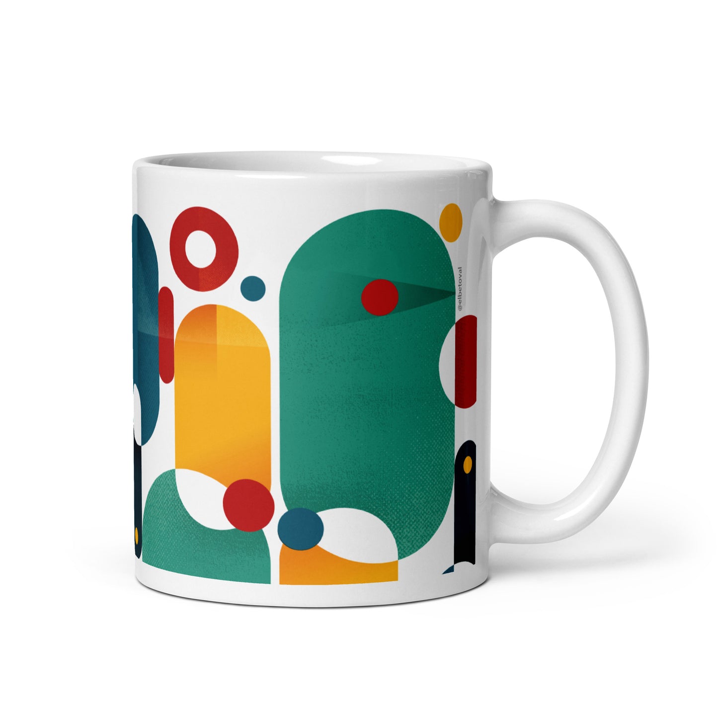 Abstract mug
