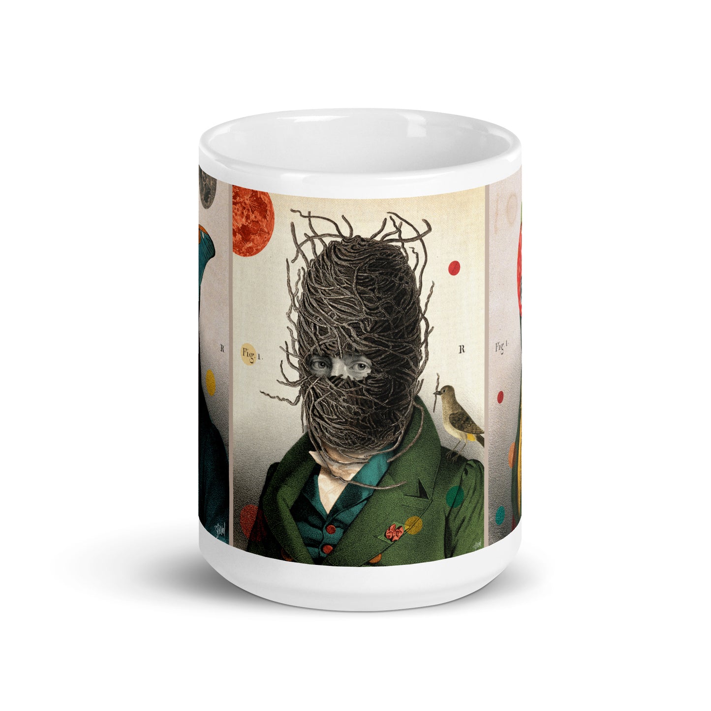 Medieval superheroes mug
