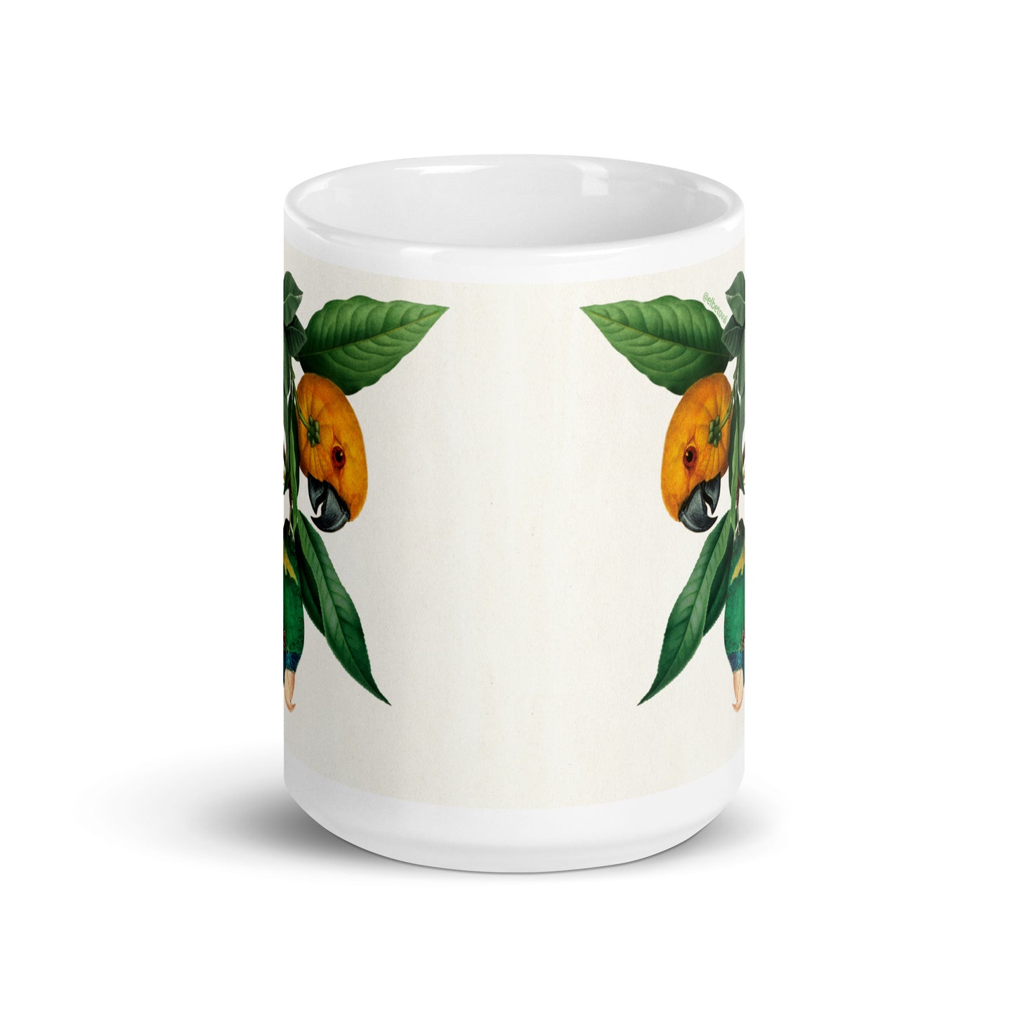 Harvest of parrots mug