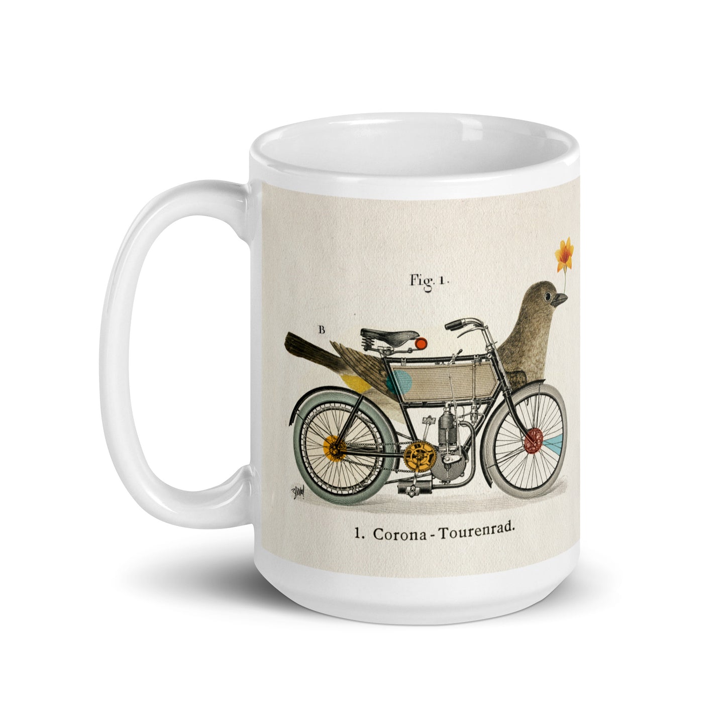 Birdcycle mug