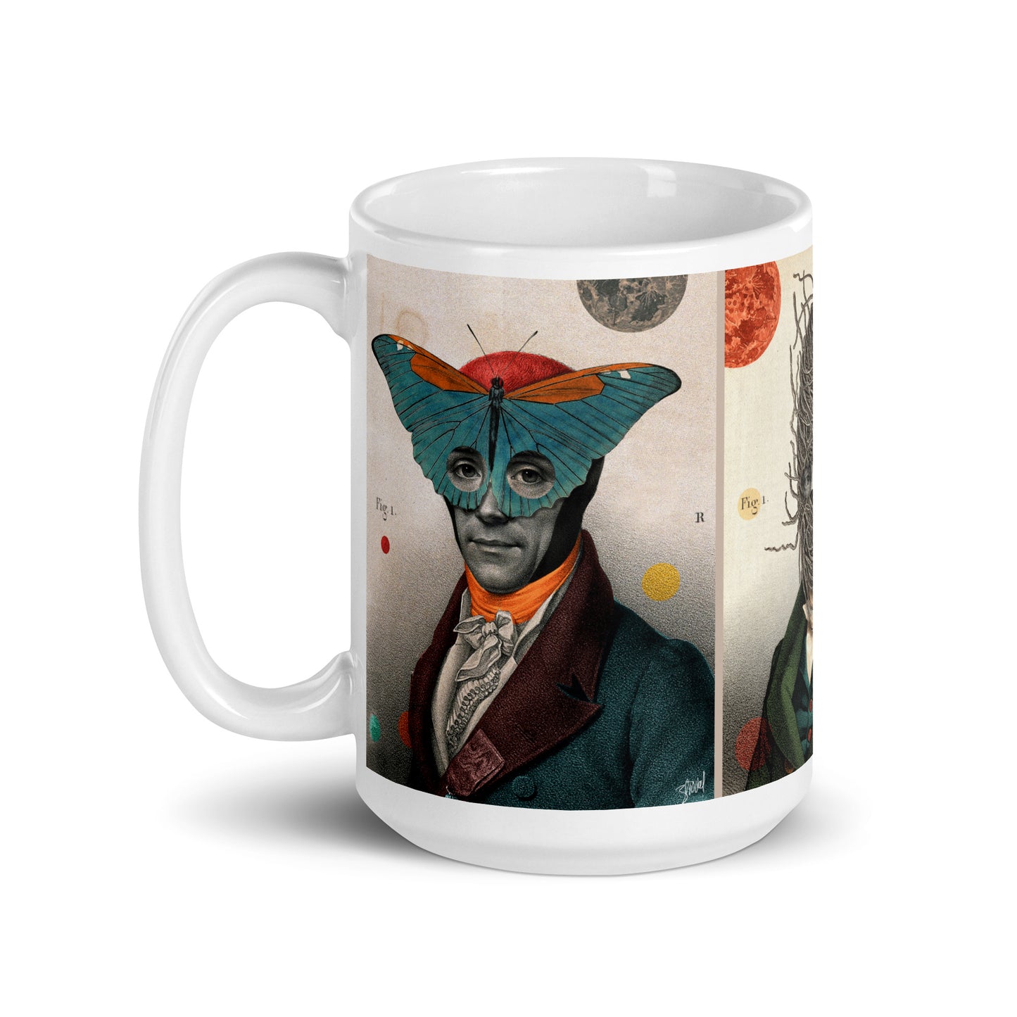 Medieval superheroes mug