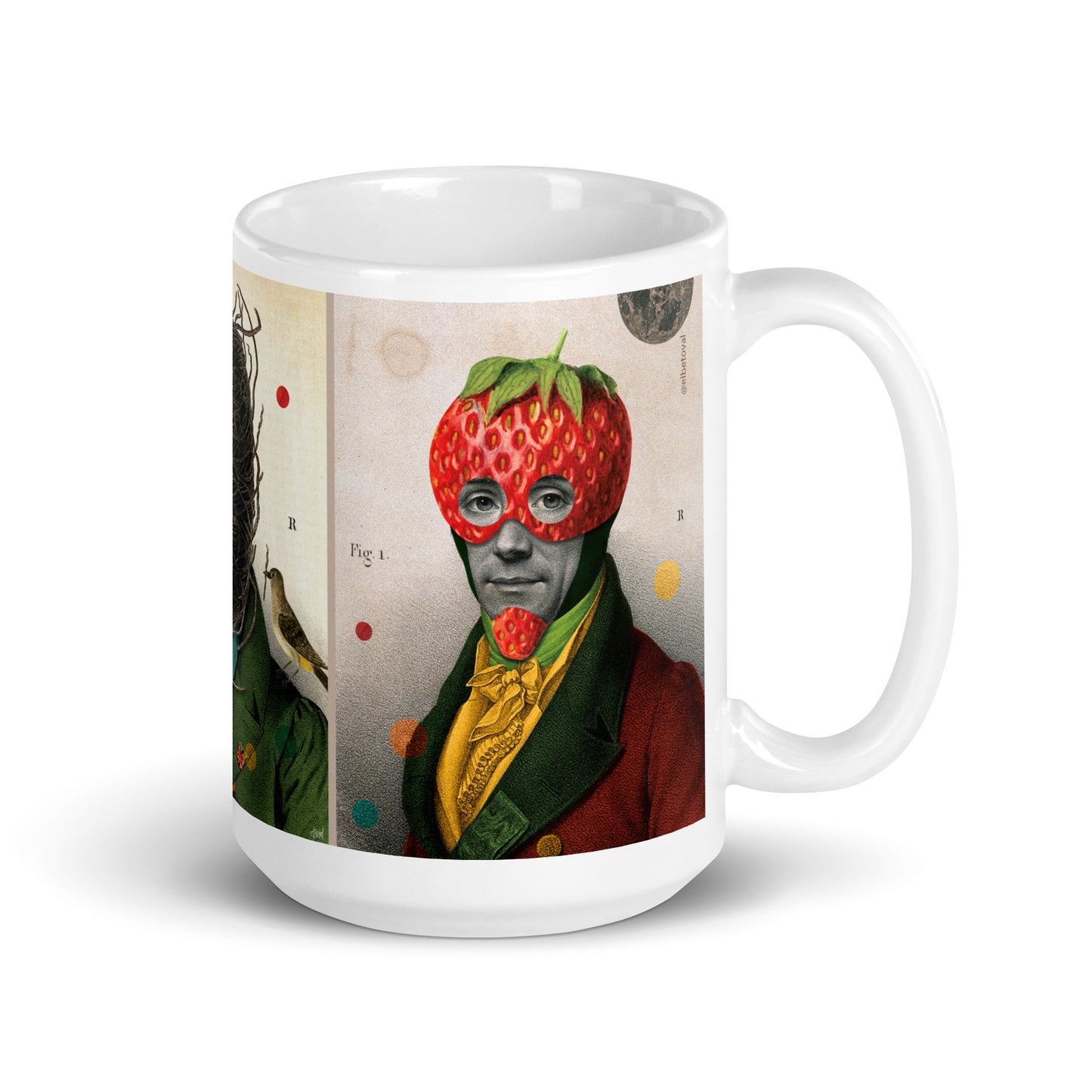 Medieval superheroes mug