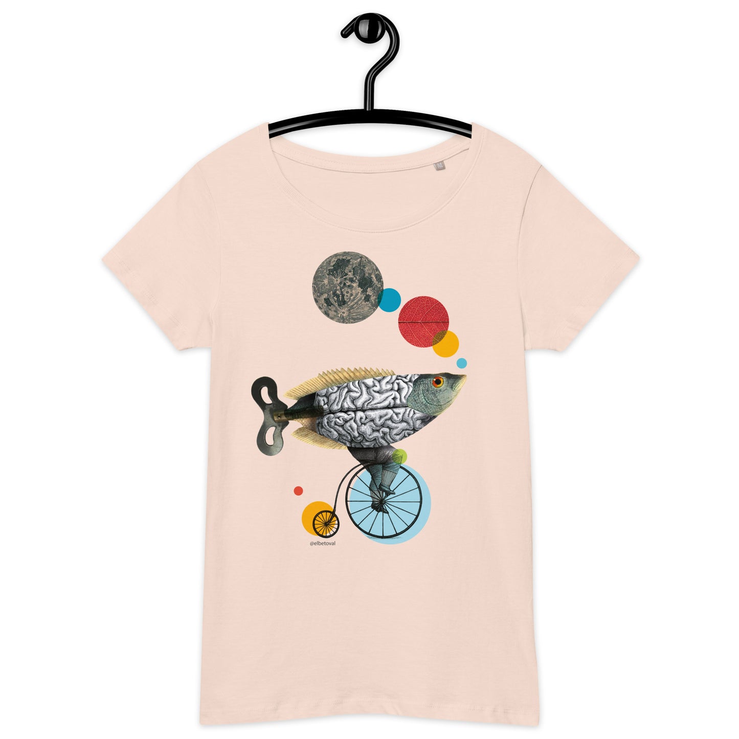 BIKER FISH - Women’s basic organic t-shirt