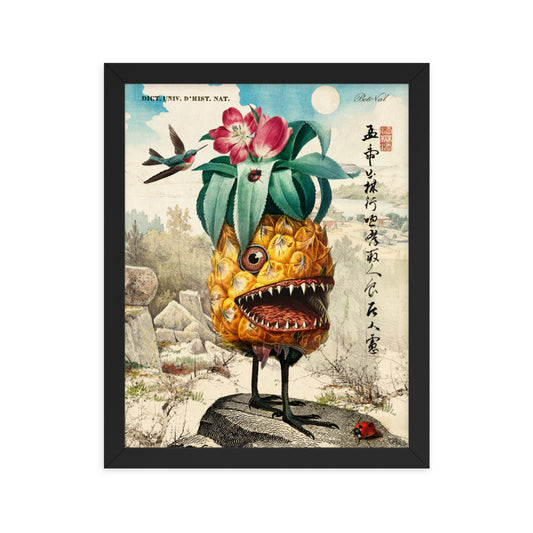 pineapple cactus - Framed poster