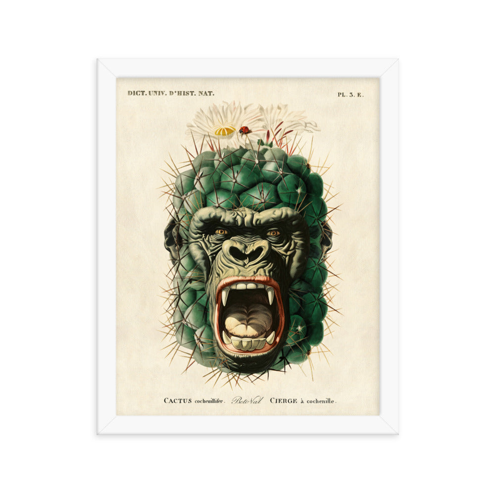 Kactus Kong - Framed poster