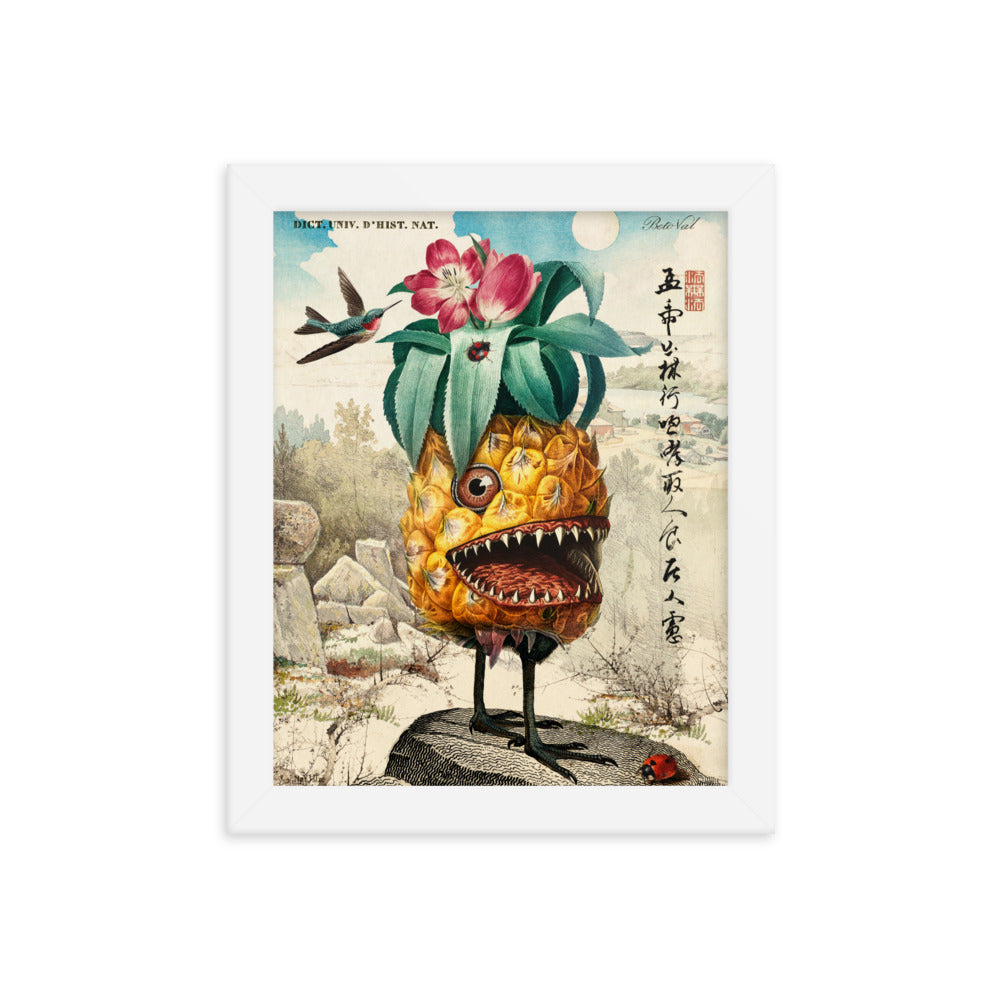 pineapple cactus - Framed poster