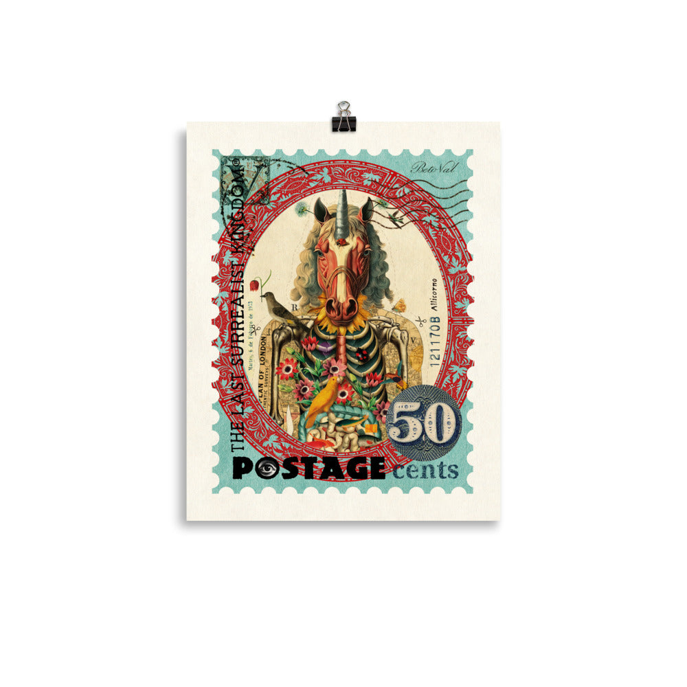 Unicorn - postage stamp