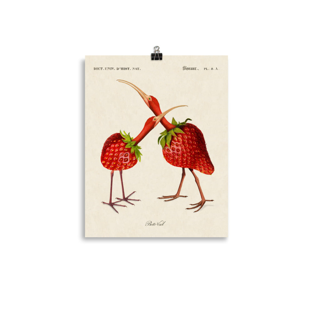 Strawberry bird