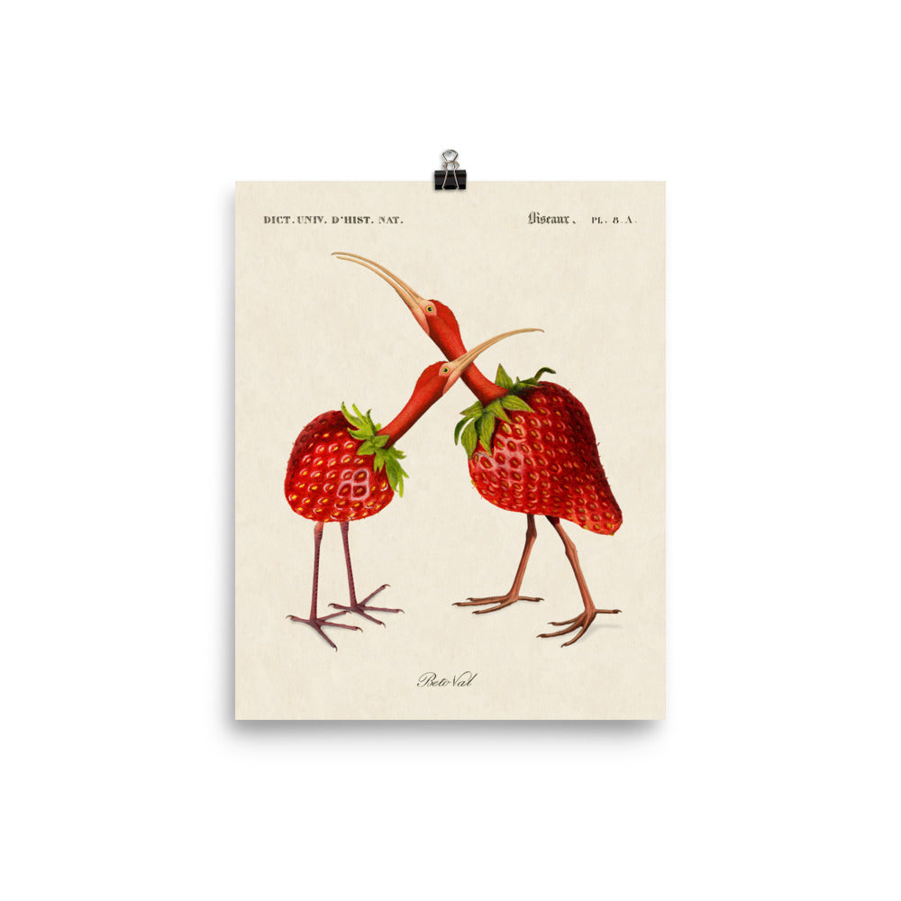 Strawberry bird