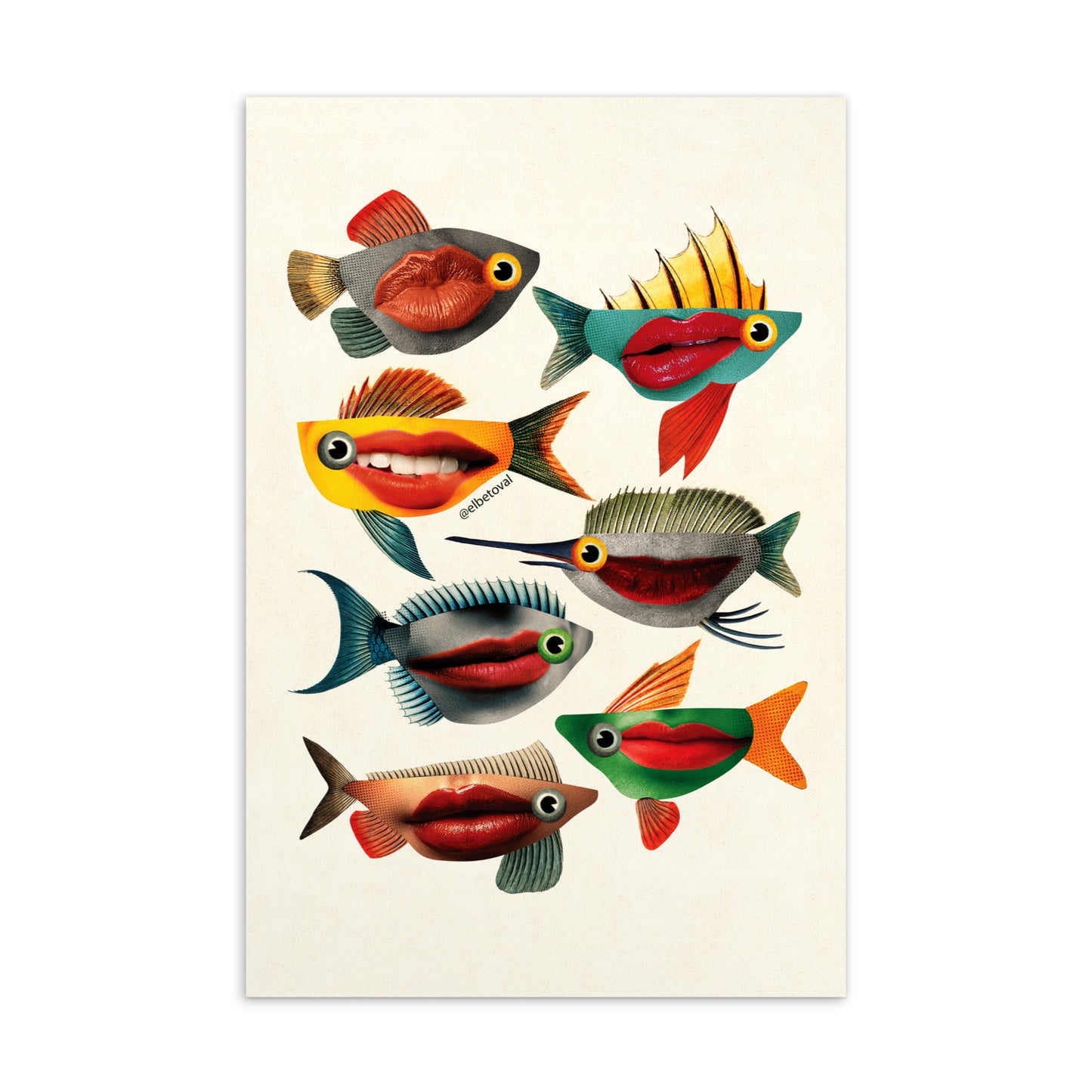 Lips fish - Postcard