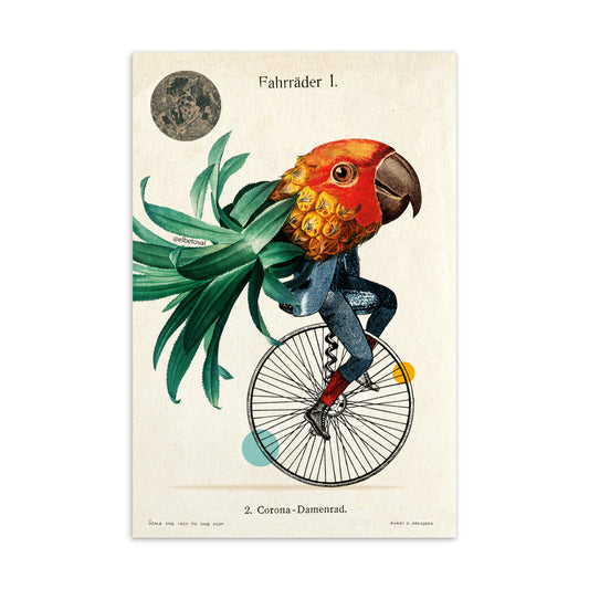 Monocycle - Postcard