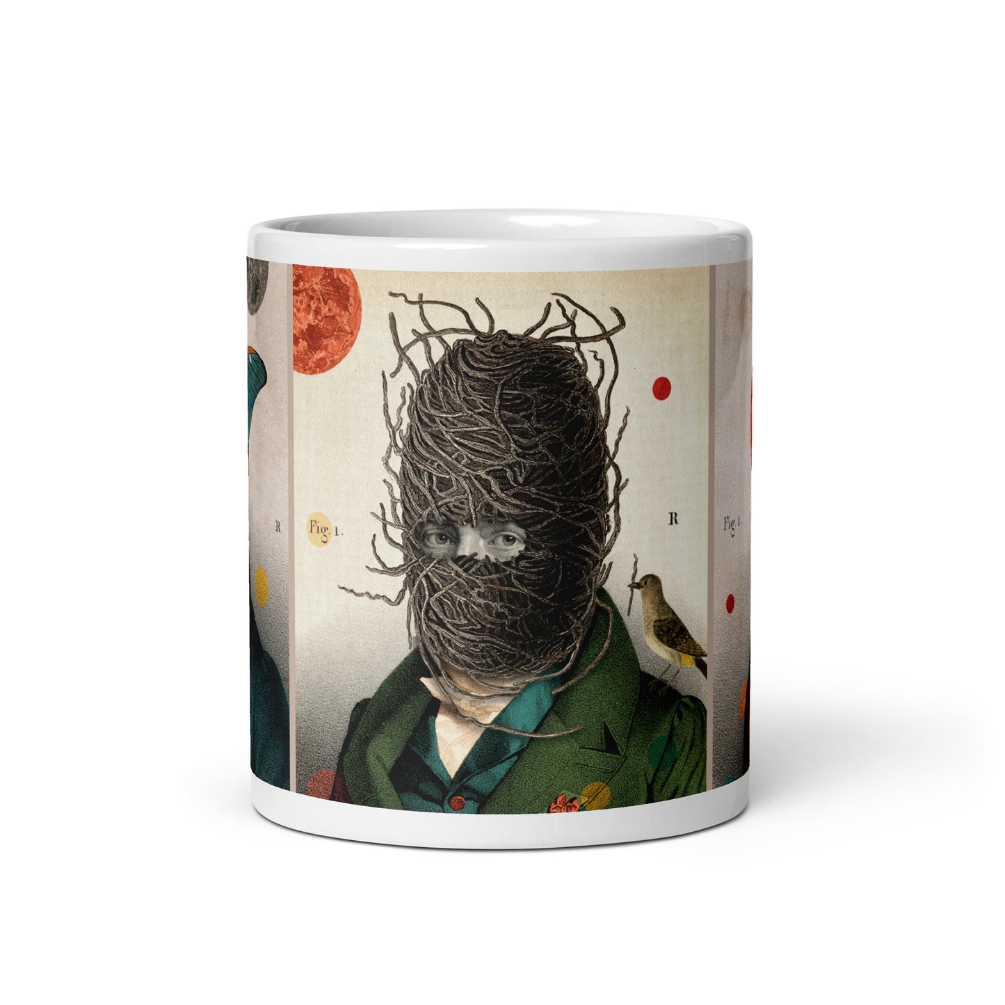 Medieval superheroes mug