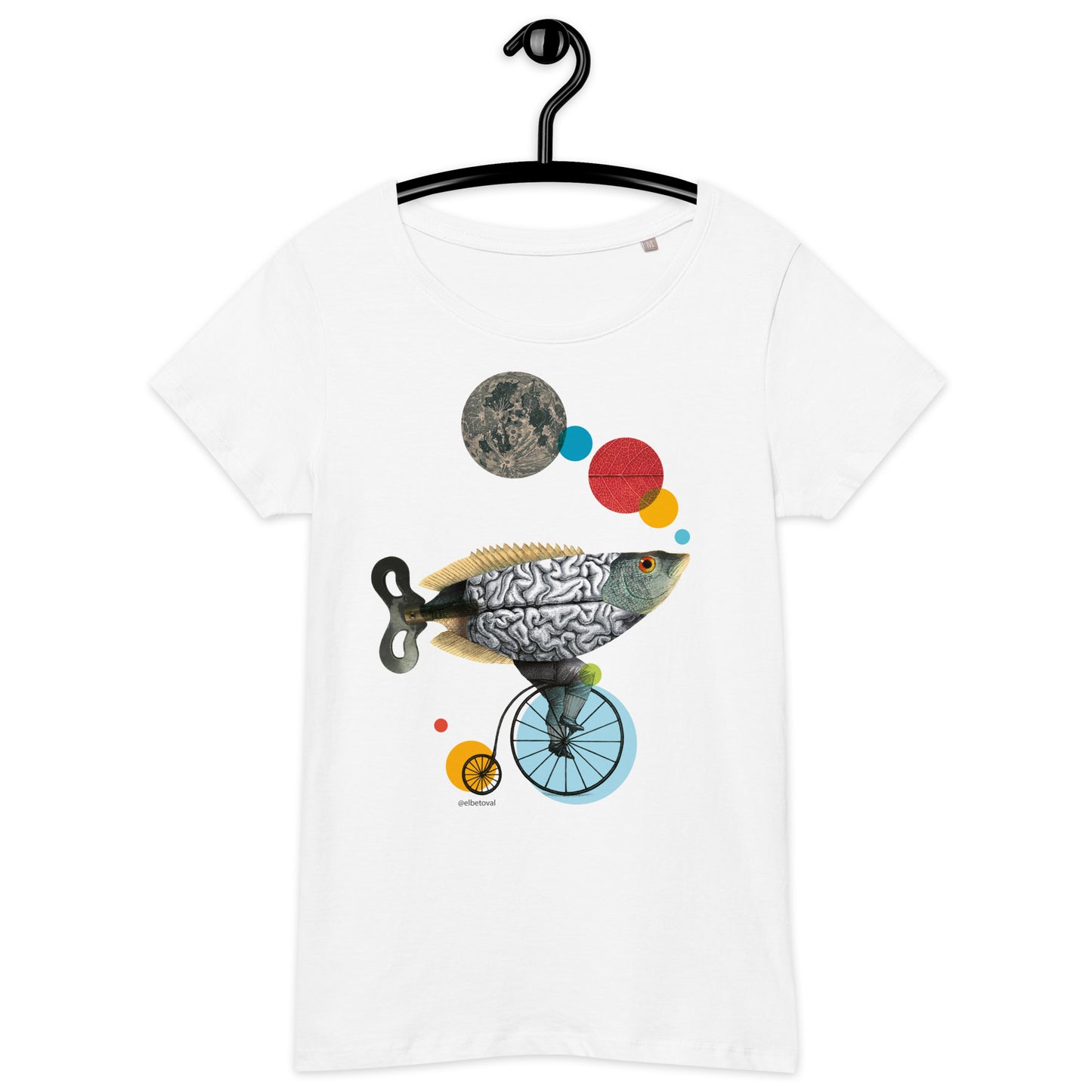 BIKER FISH - Women’s basic organic t-shirt